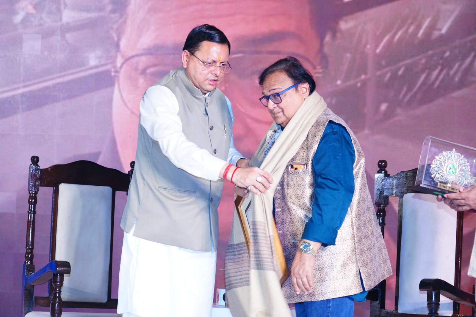 मुख्यमंत्री श्री पुष्कर सिंह धामी ने बुधवार को हरिद्वार बाईपास रोड स्थित एक निजी होटल में आयोजित अमर उजाला संवाद कार्यक्रम में प्रतिभाग किया।